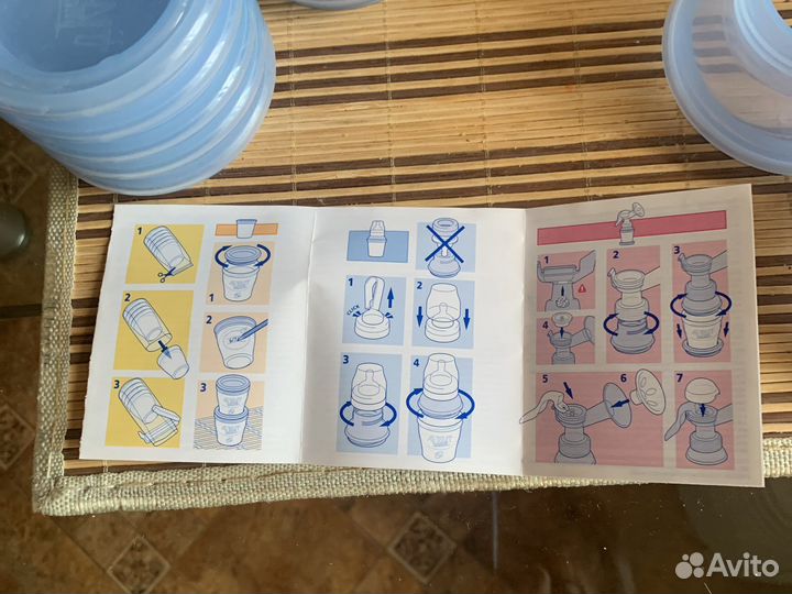 Коньейнеры аvent VIA для хранения грудного молока