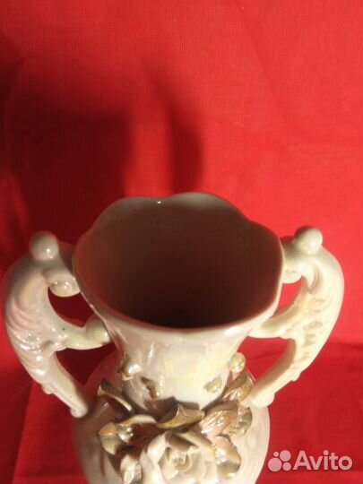 Ваза Розы. Керамика. Лепка