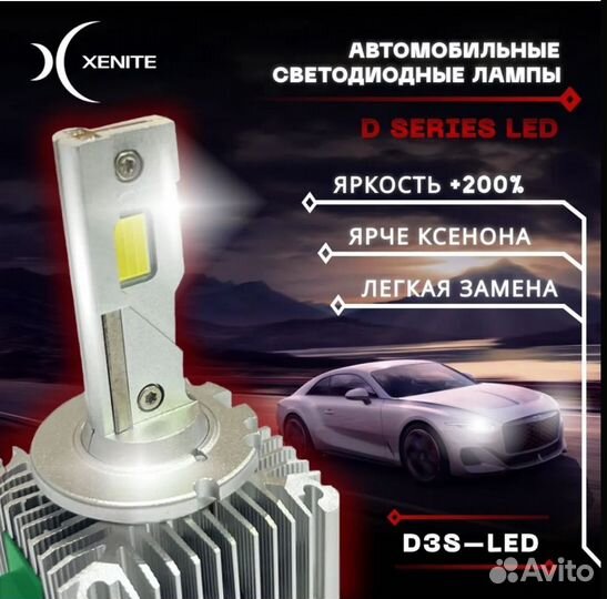 Автомобильная светодиодная лампа xenite LED 12V