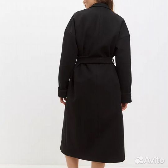 Пальто женское демисезон весна чёрное