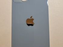 Заднее стекло на iPhone 14 синее (blue)