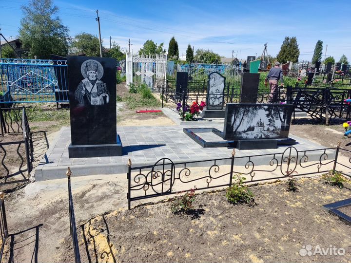 Благоустройство места захоронения