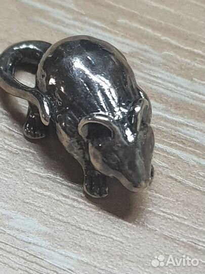 Кошельковая мышь серебро 925