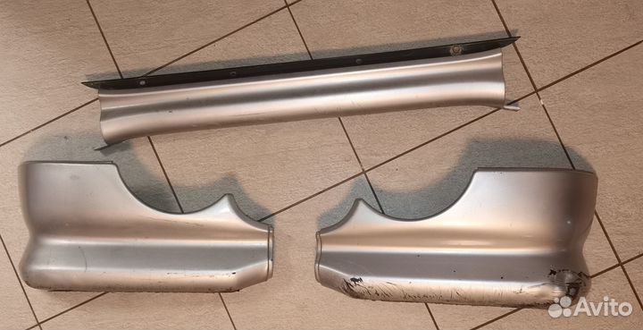 Губа на передний бампер Terios Kid 1998-2000