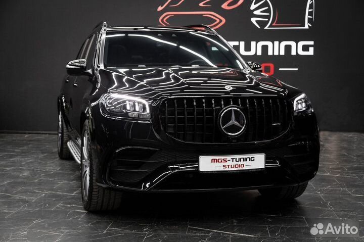 Обвес в стиле 63 AMG + пороги Mercedes GLS x167