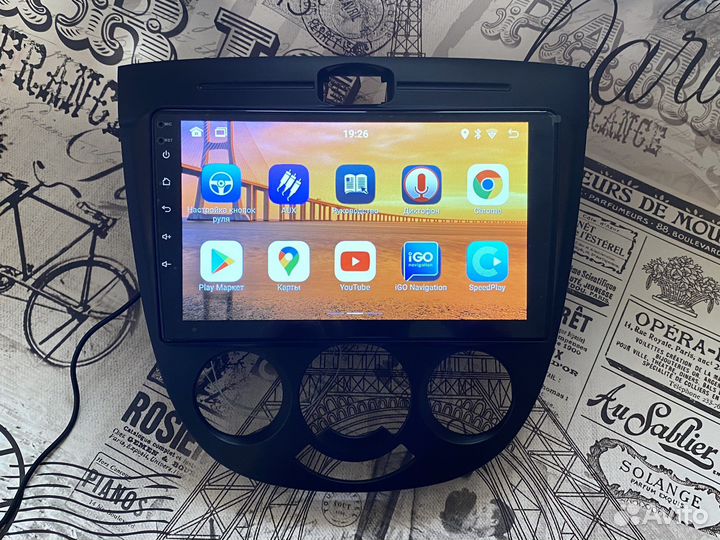 Андроид магнитола Шевроле Лачетти