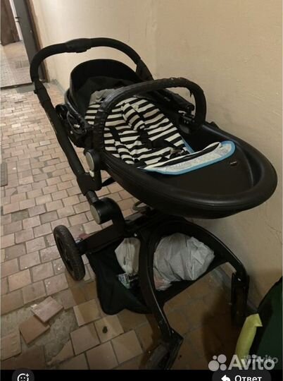 Прогулочная коляска 2 в 1 бу