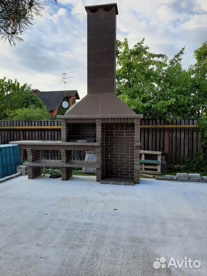 Печь барбекю / Мангал из кирпича