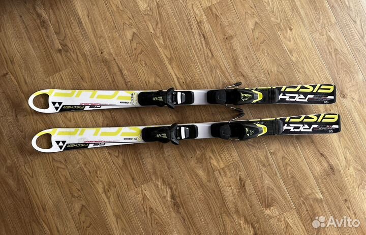 Горные лыжи fischer rc4 125 см junior