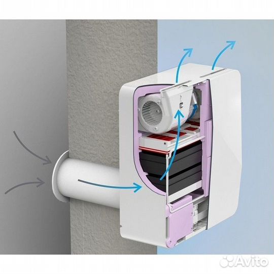 Установка бризера / монтаж рекуператора