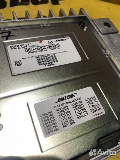 Усилитель bose Мазда сх 7
