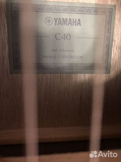 Гитара классическая ymaha C- 40