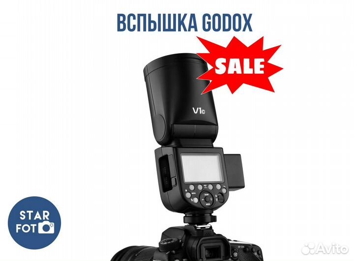 Вспышка Godox Ving V1N TTL для Nikon