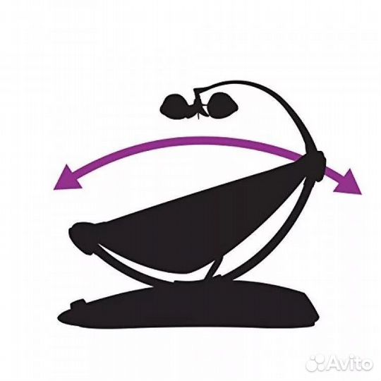 Детская шезлонг качалка 4 moms rockaroo