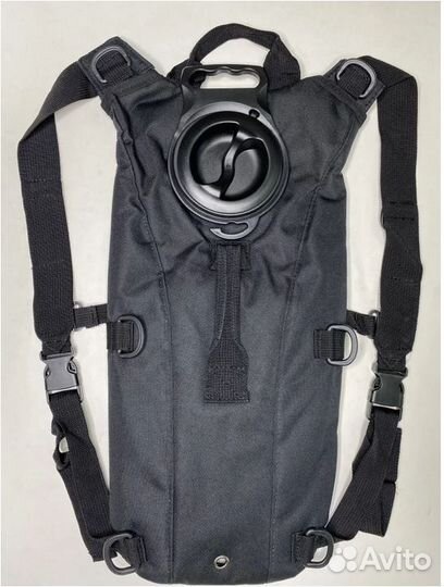 Рюкзак с гидратором тактический черный 3л