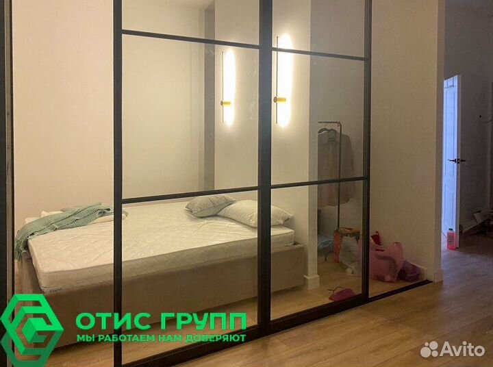 Стеклянные перегородки