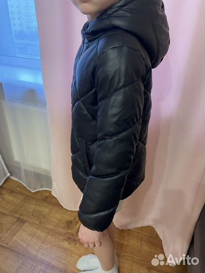 Кожаная зимняя куртка 134