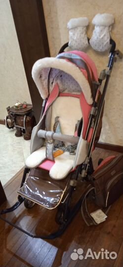 Коляска санки Nika kids в состоянии новых