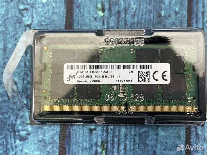 Оперативная память ddr4 32GB So-dimm 2666MHz