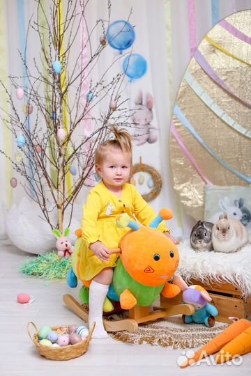 Качалки лошадки, мотоцикл, гусеница