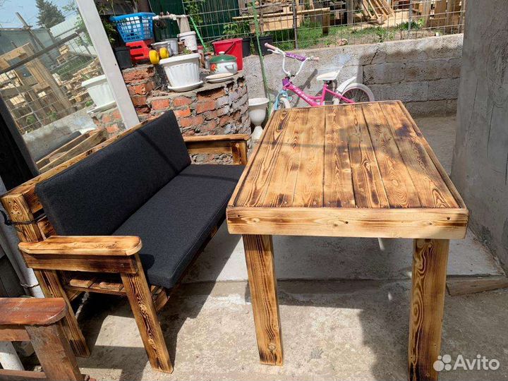 Скамейки столы садовые