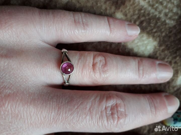 Серебрянное кольцо СССР 15р 875 пр Звезда