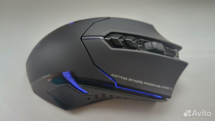 Игровая мышь беспроводная X-08. Черная. Новая