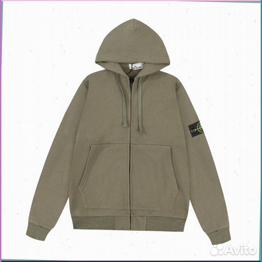Zip худи Стон исланд (Lux качество)
