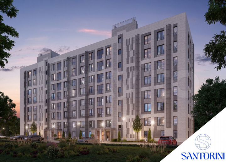 2-к. квартира, 58,7 м², 2/8 эт.