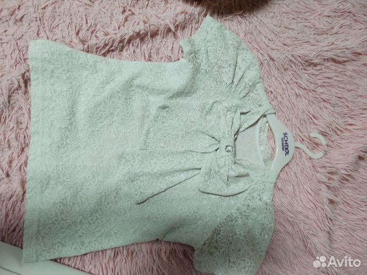 Блузки на девочку 134 140