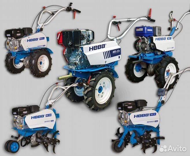 Мотоблок нева 105кг профессиональный класс