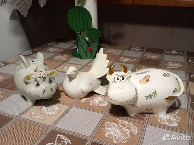 Копилка Свинка Голубь Корова