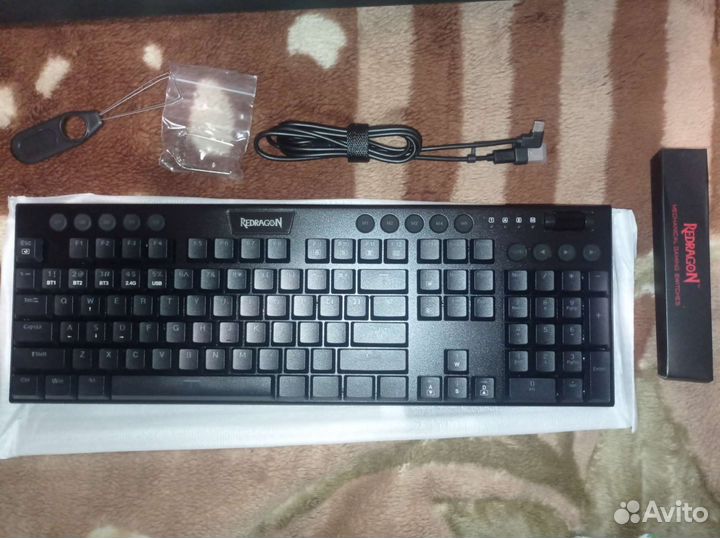 Игровая клавиатура red dragon k618 rgb