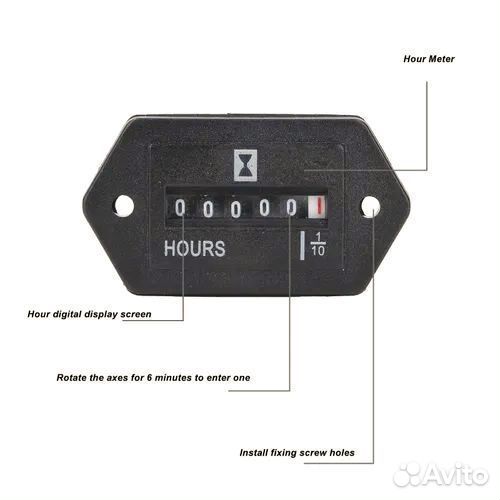 Часовой метр измерительный прибор
