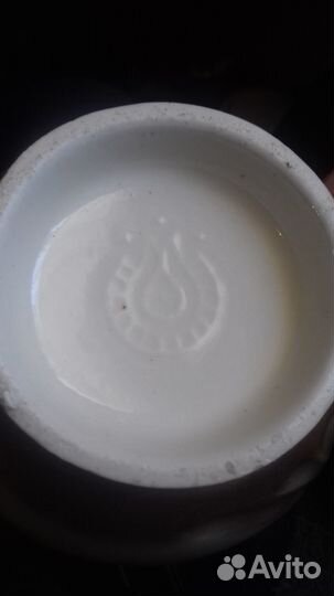 Большой фарфоровый чайник высота 25 см СССР