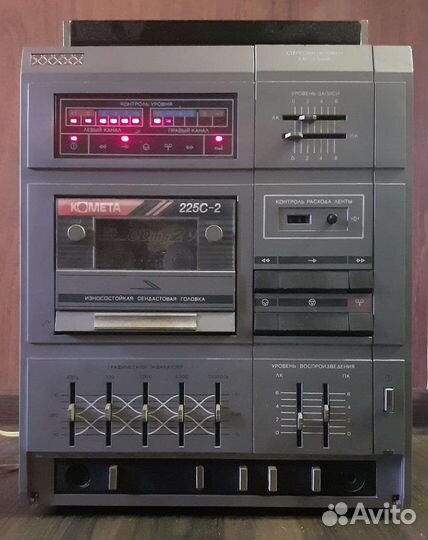 Кассетный магнитофон комета 225с-2 СССР