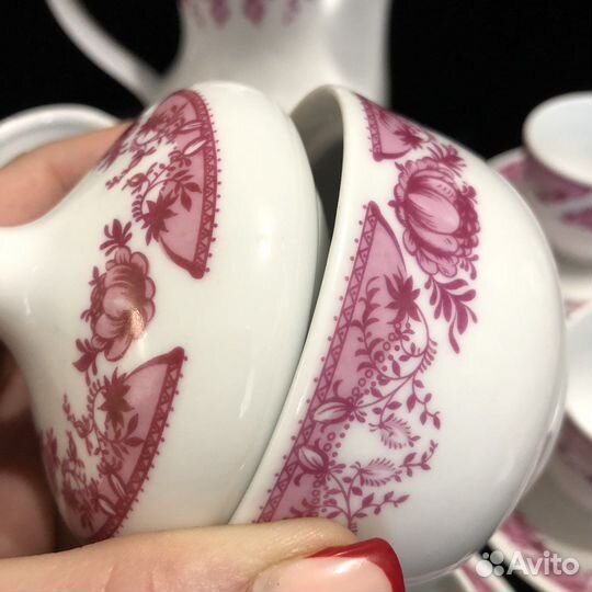 Кофейный сервиз « Розовый сад