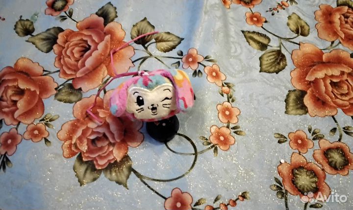 Мягкий брелок зайчик