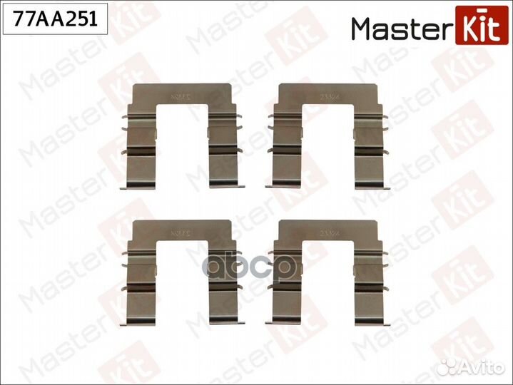 Комплект установочный тормозных колодок Kia RIO