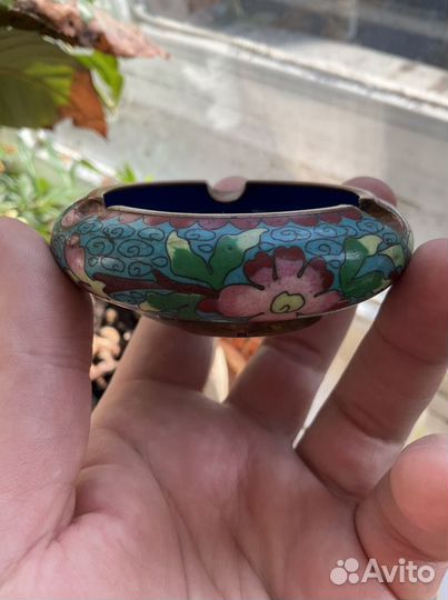 Пепельница эмаль клуазоне