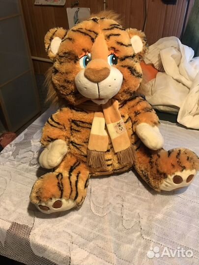 Мягкая игрушка, тигр. 50 см