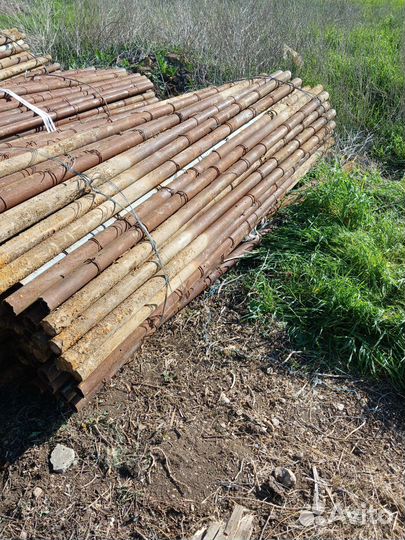 Трубы и столбы для забора бу