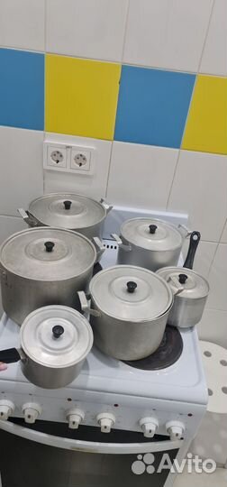 Кастрюля алюминиевая бу