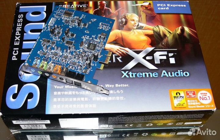 Звуковая карта Creative X-Fi и xonar d 1