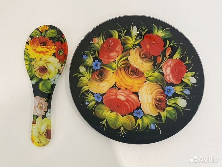 Посуда хохлома стекло новая