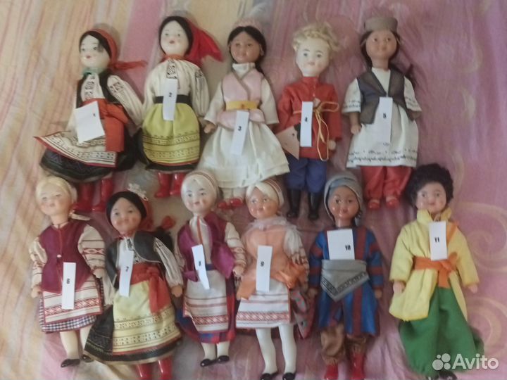 Куклы СССР и мира в нац. Костюиах