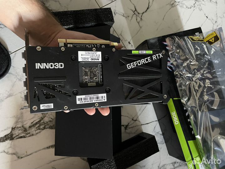 Видеокарта inno3D GeForce RTX 3060 12gb