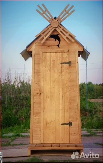 Уличный туалет с установкой SKU005