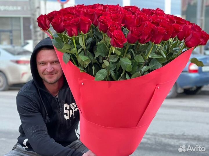 101 Роза Доставка 101 Роза Цветы Букеты