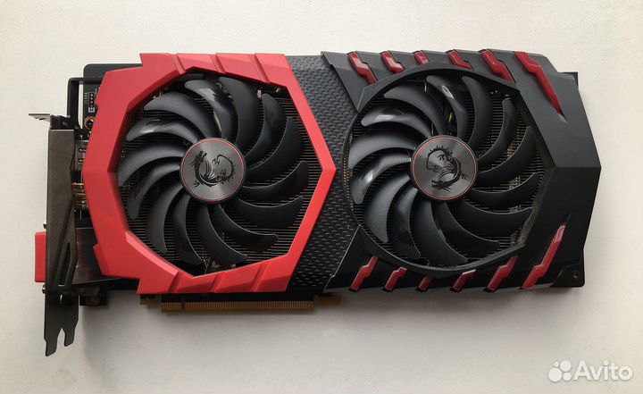 Видеокарта MSI Gaming X Geforce GTX 1060 6 GB